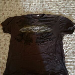 Harley-Davidson Black T-Shirt with Winged Logo